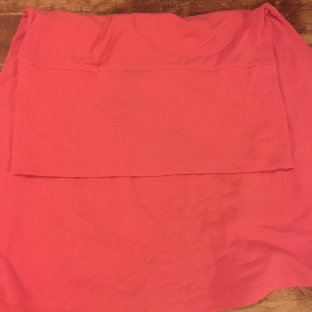 old navy coral skirt